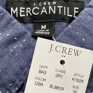 J. Crew Mercantile Blue Casual Button Down Shirt